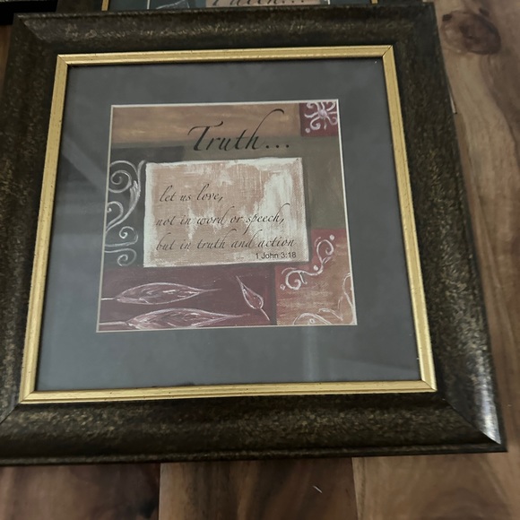 Inspirational wall art from BB&B - 3 picture set NWT - Picture 4 of 13